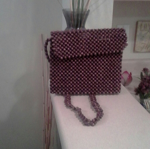 Beaded Brown bag - Picture 1 of 1